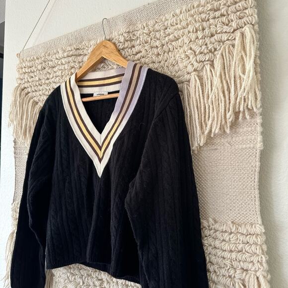 Sandro V Neck Sweater - Picture 2 of 7